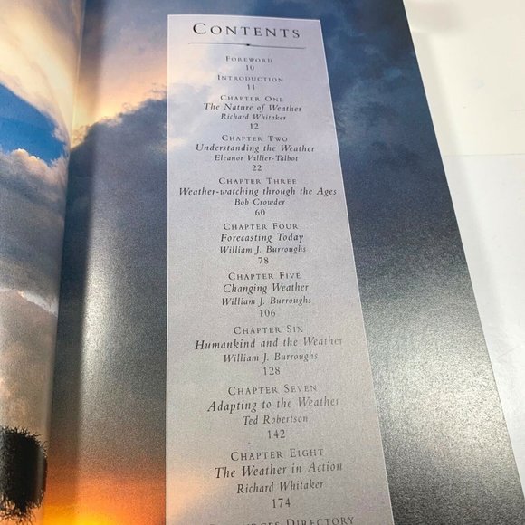 The Nature Company Weather Guide Book Hardcover Time Life 1999 - Picture 2 of 11